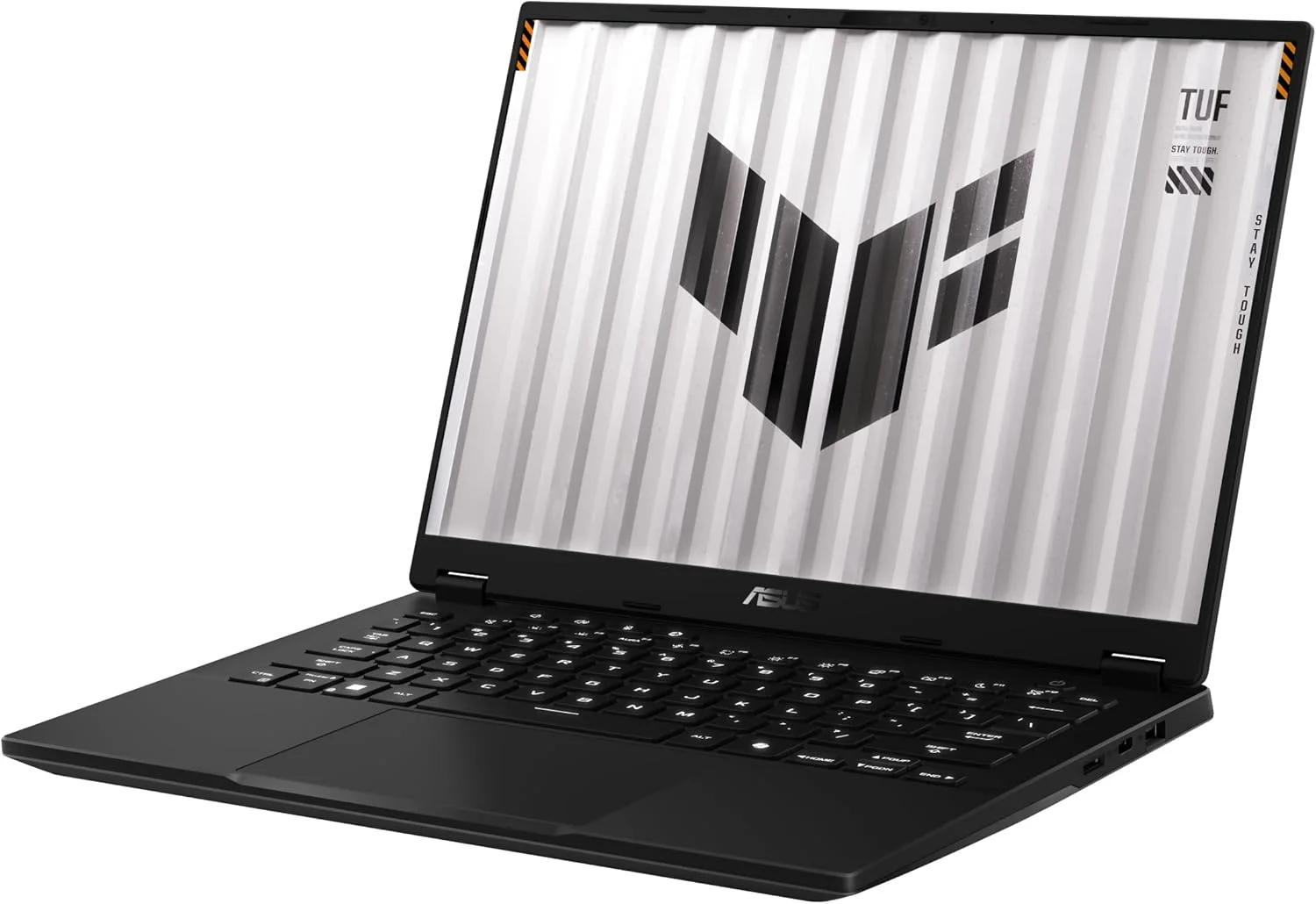 لپ تاپ گیمینگ ایسوس TUF مدل FA401WU-RG006W با پردازنده AMD Ryzen AI 9 HX 370، صفحه نمایش 14 اینچی WQXGA، رم 16 گیگابایتی LPDDR5x-SDRAM، حافظه SSD 1 ترابایتی، کارت گرافیک NVIDIA GeForce RTX 4050، وای فای 6E (802.11ax) و ویندوز 11 هوم - خاکستری