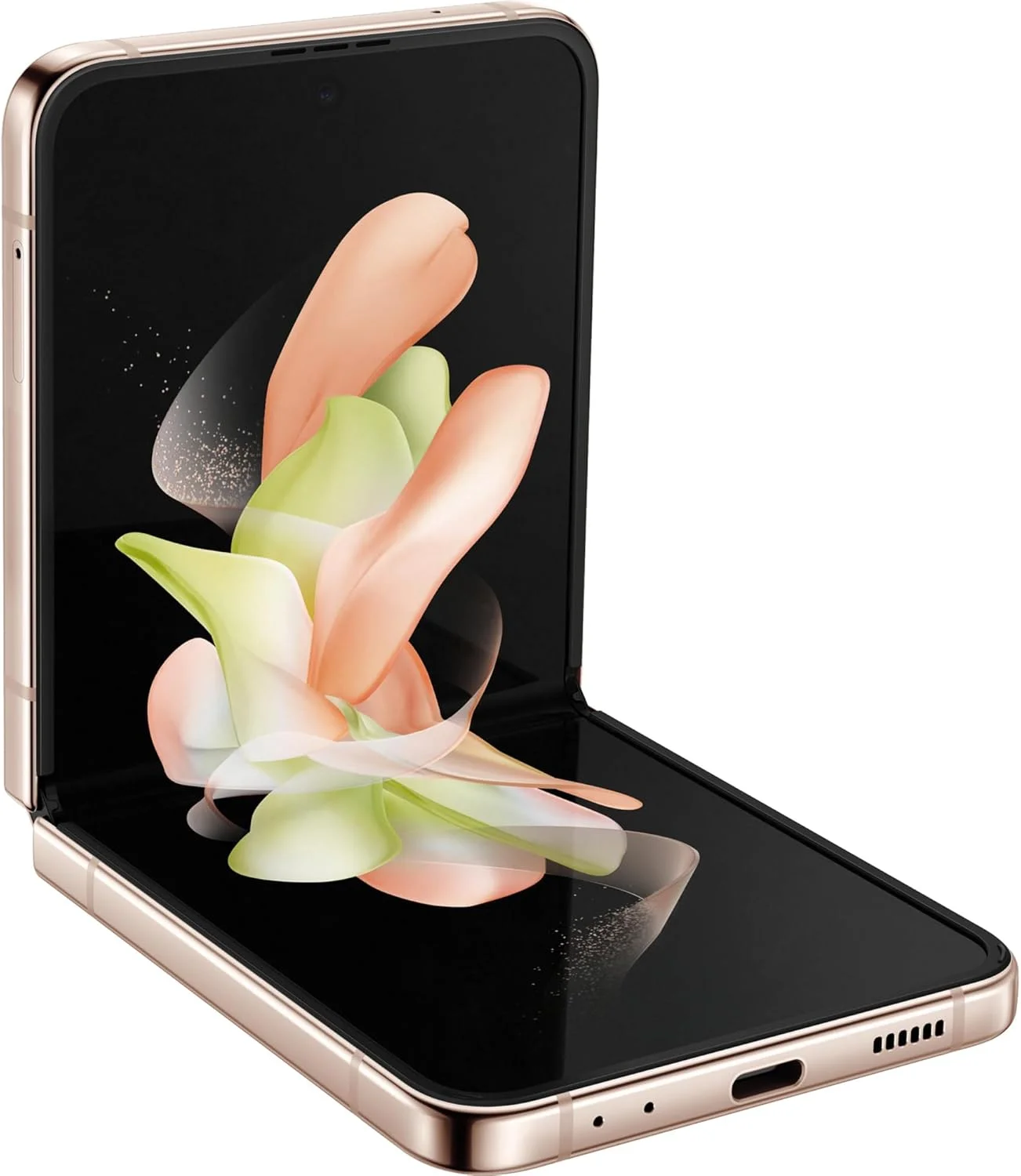 گوشی موبایل سامسونگ Galaxy Z Flip 4 5G مدل F721B، حافظه 512 گیگابایت، رم 8 گیگابایت، رنگ صورتی طلایی
