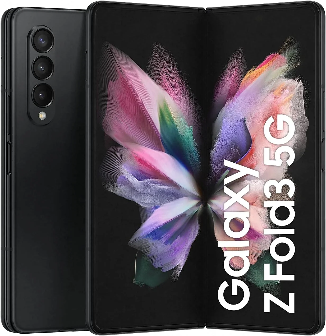 گوشی موبایل سامسونگ Galaxy Z Fold3 5G دو سیم کارت و eSIM، حافظه 256 گیگابایت و رم 12 گیگابایت، مشکی فانتوم (نسخه امارات)