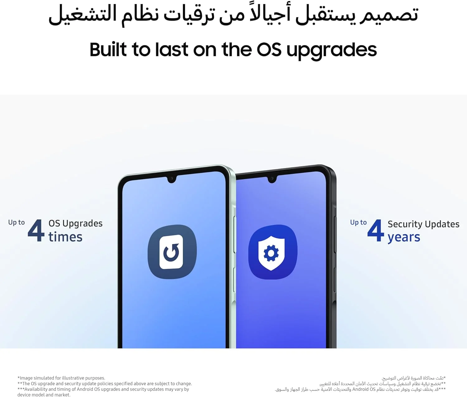 گوشی موبایل سامسونگ گلکسی A06 5G، گوشی هوشمند اندروید، موبایل دو سیم کارت، 4 گیگابایت رم، 128 گیگابایت حافظه داخلی، مشکی (نسخه امارات)