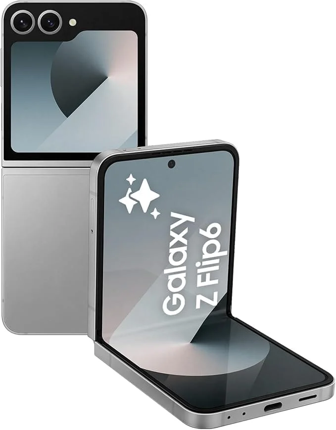 گوشی موبایل سامسونگ Galaxy Z Flip 6 دو سیم کارت نقره ای سایه 256 گیگابایت رم 12 گیگابایت 5G - نسخه خاورمیانه