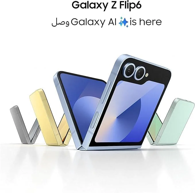 گوشی موبایل سامسونگ Galaxy Z Flip 6 دو سیم کارت نقره ای سایه 256 گیگابایت رم 12 گیگابایت 5G - نسخه خاورمیانه