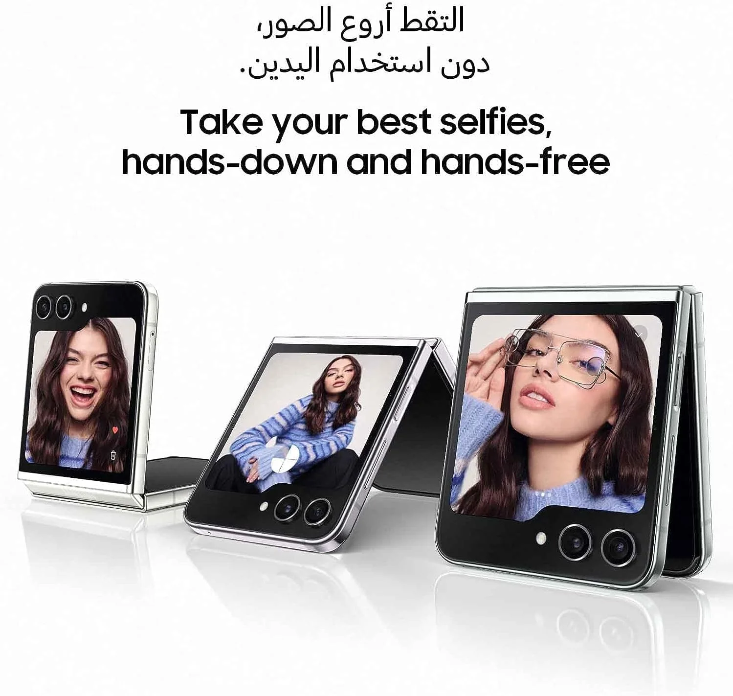 گوشی تاشو سامسونگ گلکسی Z Flip5 (بازسازی شده)، 8 گیگابایت رم، 512 گیگابایت حافظه داخلی، عمر باتری طولانی، طراحی تاشو، اسطوخودوس
