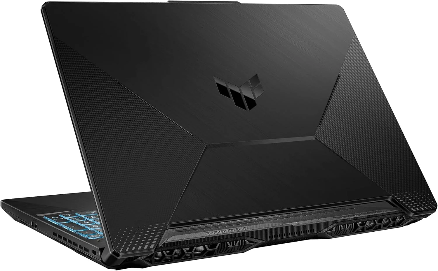 لپ تاپ گیمینگ ایسوس TUF Gaming F15 FX506HC-HN111W (مشکی گرافیتی)، پردازنده I5-11400H، رم 8 گیگابایت، حافظه 512 گیگابایت PCIE G3 SSD، کارت گرافیک NV RTX3050، ویندوز 11 هوم، صفحه نمایش 15.6 اینچ FHD 1920X1080 16:9 144Hz، وب کم HD، کیبورد با نور پس زمینه RGB انگلیسی-عربی
