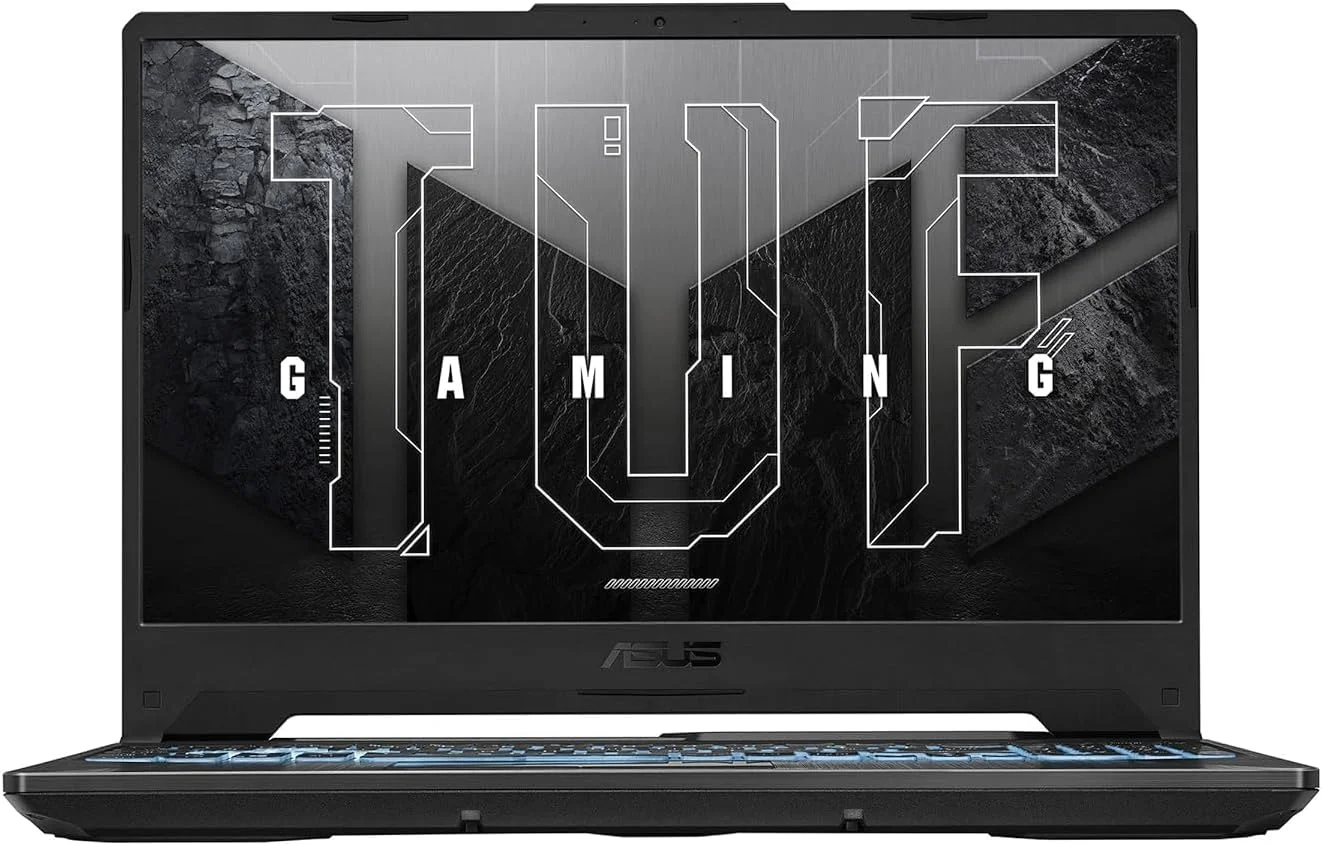 لپ تاپ گیمینگ ایسوس TUF Gaming F15 FX506HE-HN306W مشکی گرافیتی، پردازنده i5-11400H با فرکانس 2.7 گیگاهرتز، 16 گیگابایت رم، 512 گیگابایت SSD، کارت گرافیک NV RTX 3050 Ti با 4 گیگابایت VRAM، صفحه نمایش 15.6 اینچی FHD 144 هرتز، وب کم HD، ویندوز 11، کیبورد با نور پس زمینه انگلیسی-عربی