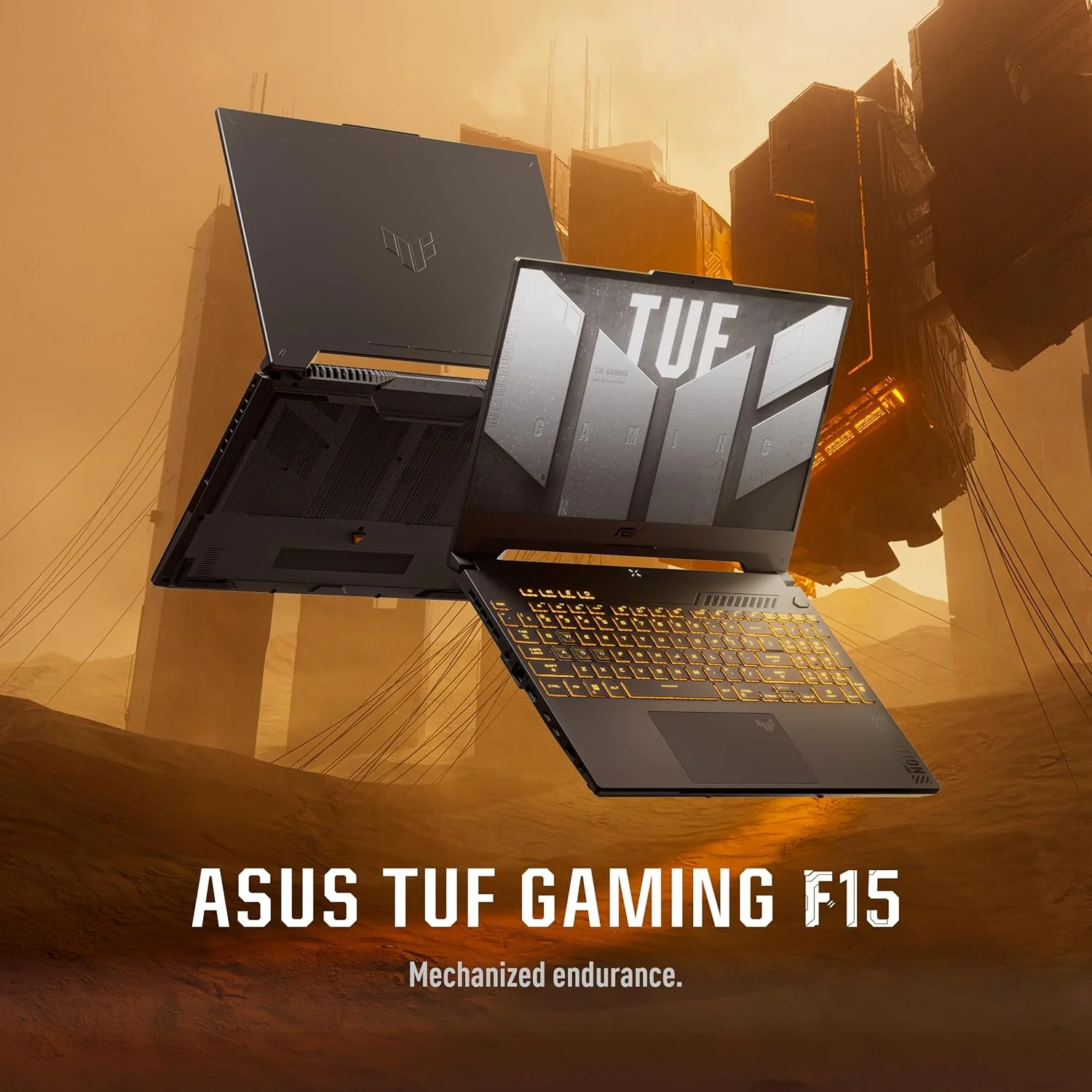 لپ تاپ گیمینگ ایسوس TUF F15 FX507VV-I7161G (خاکستری جیگر)، پردازنده i7-13620H، رم 16 گیگابایت، حافظه SSD 1 ترابایت PCIE G3، کارت گرافیک NV RTX4060 با 8 گیگابایت حافظه VRAM، ویندوز 11 هوم، صفحه نمایش 15.6 اینچی FHD 1920X1080 16:9 144Hz، وب کم HD، کیبورد با نور پس زمینه RGB انگلیسی-عربی
