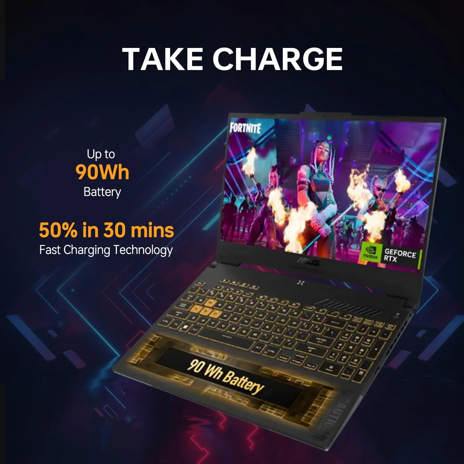 لپ تاپ گیمینگ ایسوس TUF F15 FX507VI با پردازنده نسل سیزدهم Intel Core i7-13620H، رم 16 گیگابایت DDR5، حافظه SSD 1 ترابایت، کارت گرافیک NVIDIA GeForce RTX 4070 8GB، صفحه نمایش 15.6 اینچ FHD (1920x1080) 144Hz، ویندوز 11 Home، نورپردازی RGB تک رنگ، کیبورد انگلیسی - خاکستری مکانیکی (ارتقا یافته)