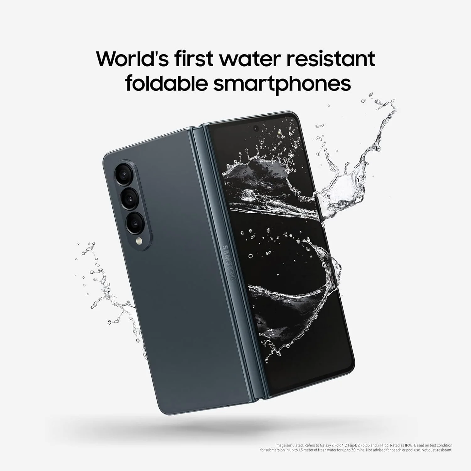 گوشی موبایل سامسونگ Galaxy Z Fold4 5G سیم کارت آزاد، گوشی هوشمند تاشو اندروید 256 گیگابایت، بژ، 3 سال گارانتی سازنده، نسخه انگلستان