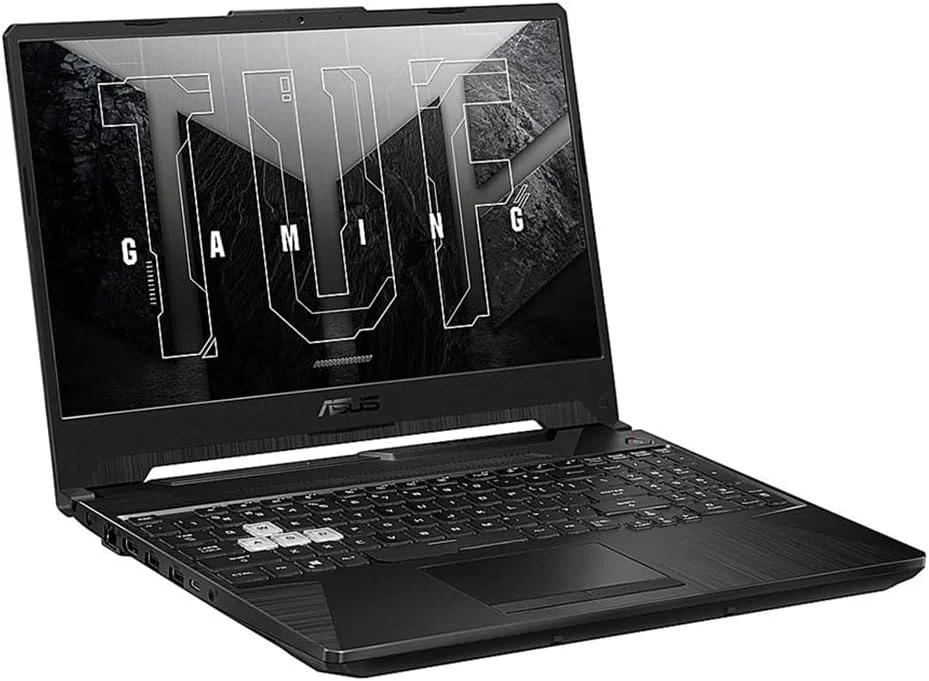 لپ تاپ گیمینگ ایسوس TUF A15 FA506NFR-HN090، پردازنده AMD Ryzen™ 7 7435HS، رم 16 گیگابایت، SSD 512 گیگابایت، کارت گرافیک Nvidia RTX 2050 4GB، صفحه نمایش 15.6 اینچ FHD 144Hz، ویندوز 11 پرو، مشکی گرافیت، نور پس زمینه RGB انگلیسی (ارتقا یافته) لپ تاپ گیمینگ ایسوس TUF A15 FA506NFR-HN090، پردازنده AMD Ryzen™ 7 7435HS، رم 16 گیگابایت، SSD 512 گیگابایت، کارت گرافیک Nvidia RTX 2050 4GB، صفحه نمایش 15.6 اینچ FHD 144Hz، ویندوز 11 پرو، مشکی گرافیت، نور پس زمینه RGB انگلیسی (ارتقا یافته)