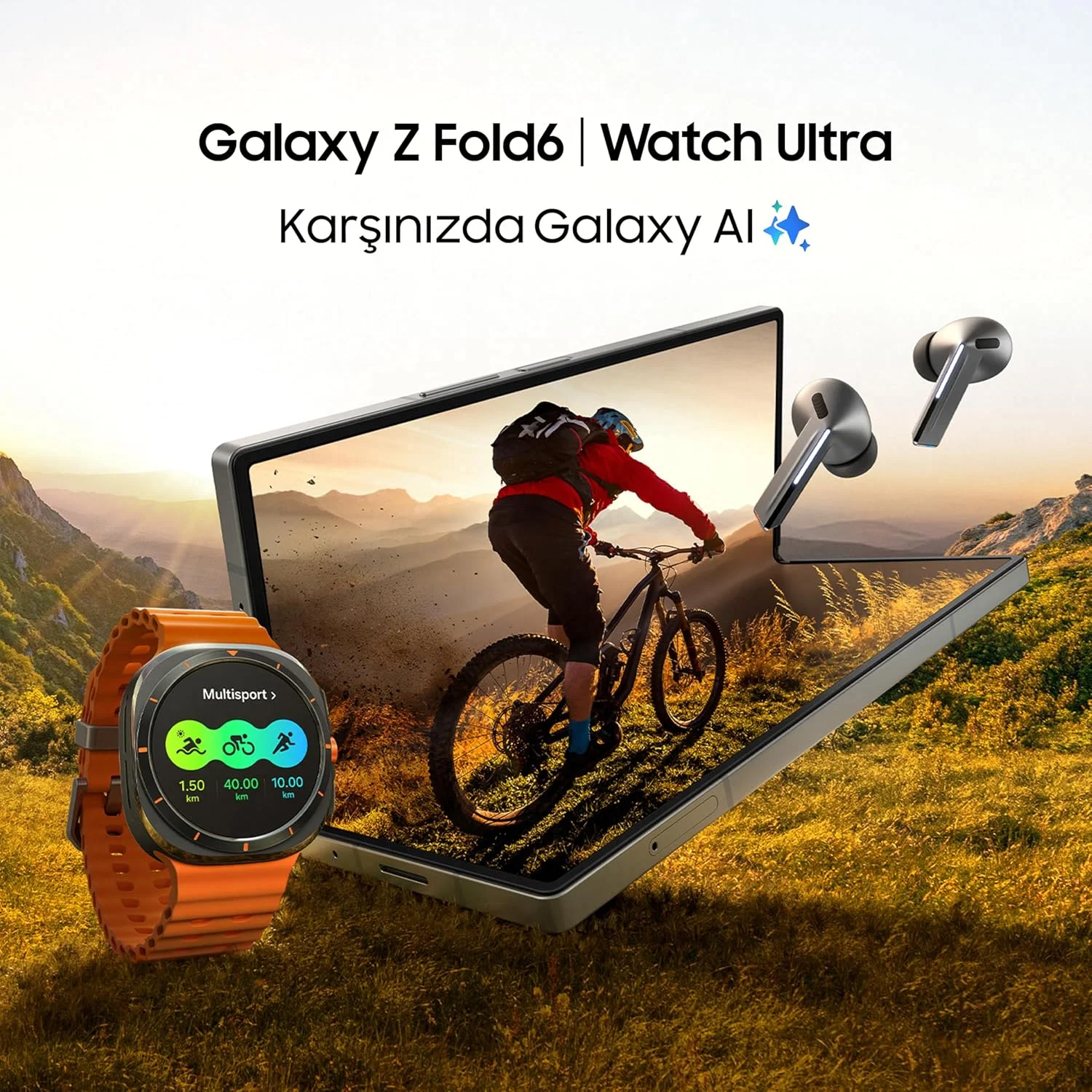 گوشی موبایل سامسونگ Galaxy Z Fold6، رم 12 گیگابایت، حافظه داخلی 256 گیگابایت، سرمه ای، صفحه نمایش بزرگ، 1 سال گارانتی فروشنده (نسخه بین المللی)