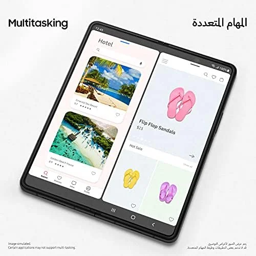 گوشی موبایل سامسونگ Galaxy Z Fold3 5G دو سیم کارت و eSIM، حافظه 256 گیگابایت و رم 12 گیگابایت، سبز شبح (نسخه امارات)