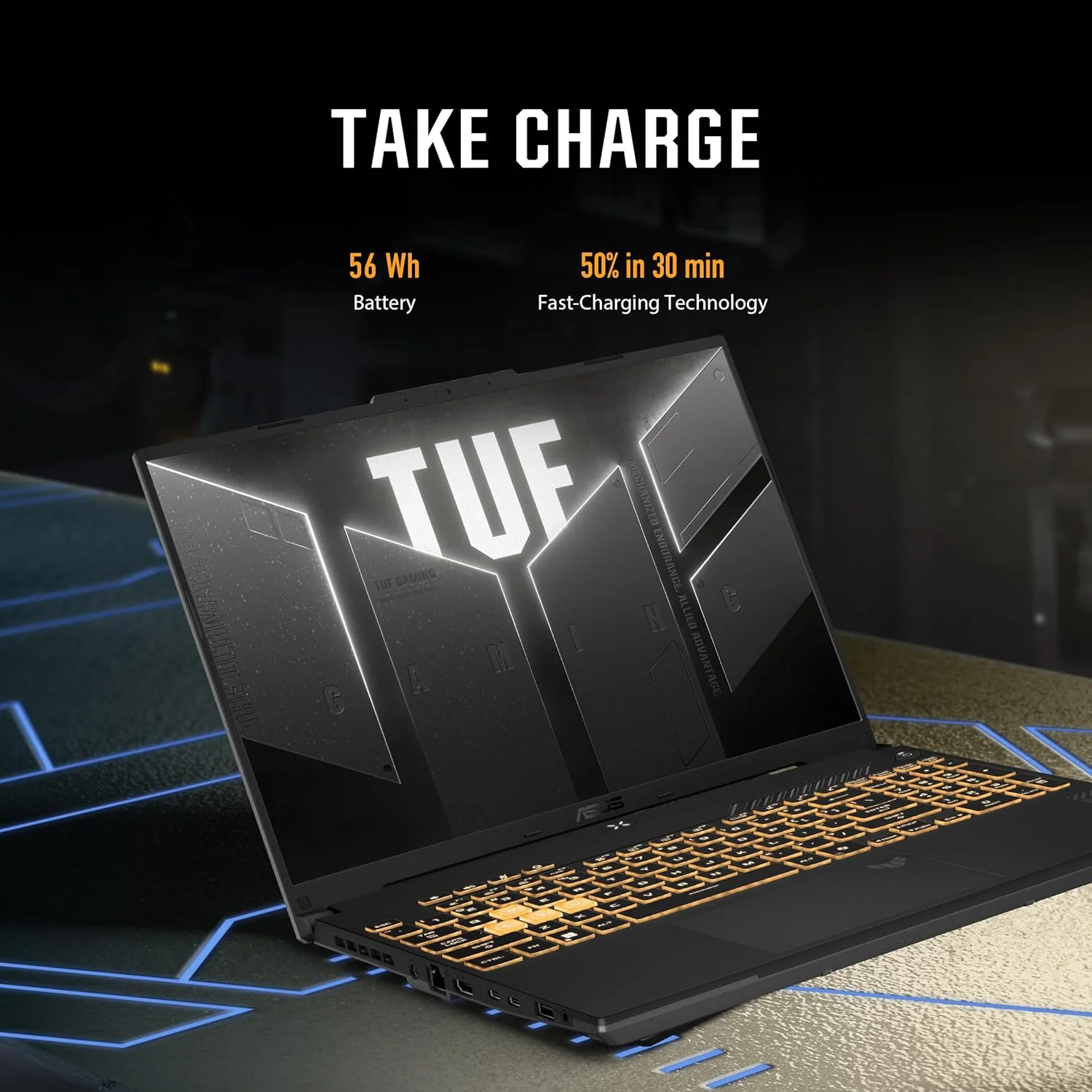لپ تاپ گیمینگ ایسوس TUF Gaming F16 (2024)، صفحه نمایش 16 اینچی FHD+ 144Hz IPS-Level 16:10، پردازنده Intel® Core™ 5 210H، کارت گرافیک NVIDIA® GeForce RTX™ 4050، رم 8 گیگابایتی DDR5، حافظه SSD 512 گیگابایتی PCIe Gen4، Wi-Fi 6، ویندوز 11 هوم لپ تاپ گیمینگ ایسوس TUF Gaming F16 (2024)، صفحه نمایش 16 اینچی FHD+ 144Hz IPS-Level 16:10، پردازنده Intel® Core™ 5 210H، کارت گرافیک NVIDIA® GeForce RTX™ 4050، رم 8 گیگابایتی DDR5، حافظه SSD 512 گیگابایتی PCIe Gen4، Wi-Fi 6، ویندوز 11 هوم
