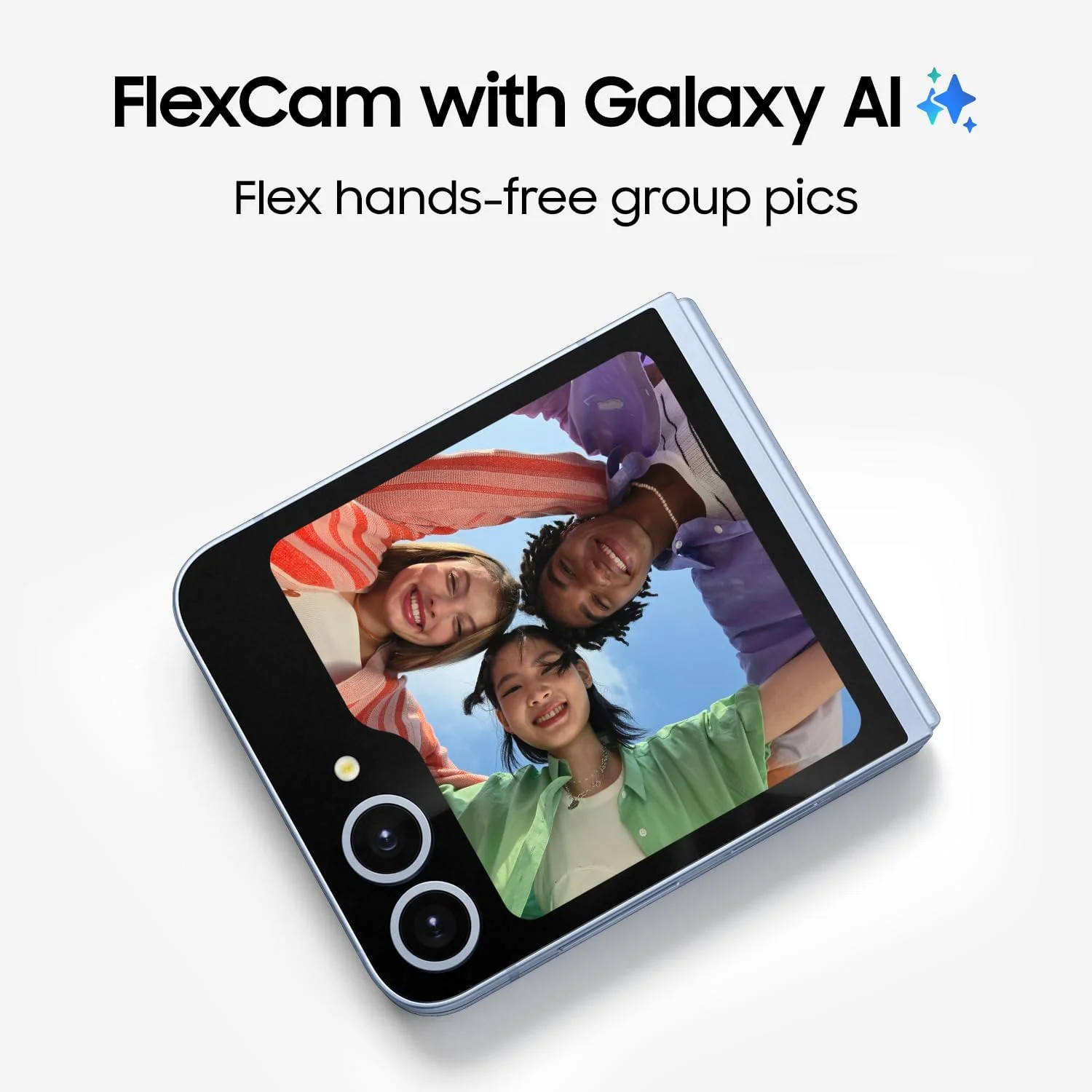 گوشی هوشمند اندرویدی تاشو سامسونگ Galaxy Z Flip6 با حافظه 256 گیگابایت، آنلاک شده، FlexCam، Photo Assist، حالت فیلمبرداری، Live Interpreter، طراحی تاشو جمع و جور، قابلیت حمل جیبی، 2024، گارانتی 1 ساله ایالات متحده، نعنایی