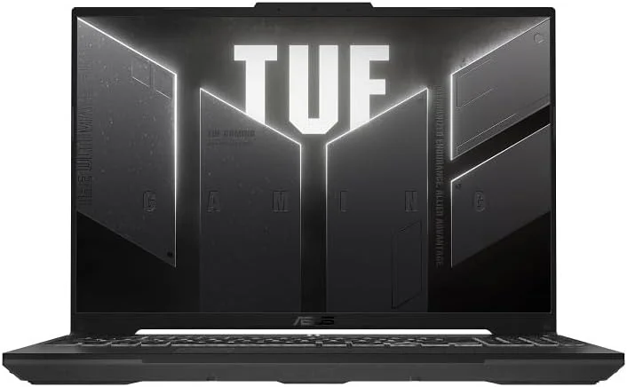 لپ تاپ گیمینگ ایسوس TUF Gaming A16 (2024)، صفحه نمایش 16 اینچی QHD+ 165Hz با نسبت تصویر 16:10، پردازنده AMD Ryzen™ 9 7940HX، کارت گرافیک NVIDIA® GeForce RTX™ 4070، رم 16 گیگابایتی DDR5، حافظه SSD 1 ترابایتی PCIe Gen4، Wi-Fi 6، ویندوز 11، FA607PI-AS94 (بازسازی شده)