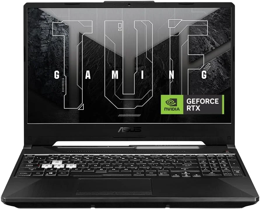 لپ تاپ گیمینگ ایسوس TUF Gaming A15، پردازنده AMD Ryzen 7 7445HS، کارت گرافیک NVIDIA RTX 3050 4GB، رم 16 گیگابایت، حافظه SSD 512 گیگابایت، صفحه نمایش 15.6 اینچی FHD 144 هرتز، ویندوز 11، مشکی گرافیت [FA506NCG-B165W]