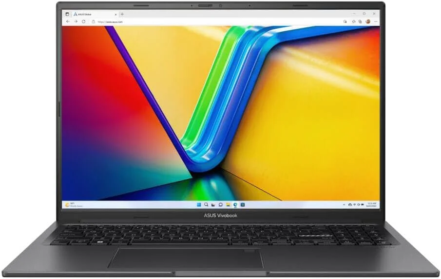 لپ تاپ گیمینگ ایسوس Vivobook 16X، صفحه نمایش 16 اینچی WUXGA 144 هرتز، پردازنده Intel Core i5-13420H، رم 16 گیگابایتی، SSD 512 گیگابایتی، کارت گرافیک NVIDIA GeForce RTX 3050 4GB، کیبورد با نور پس زمینه، ویندوز 11، مشکی ایندی