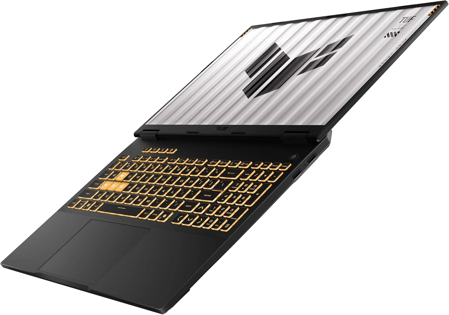 لپ تاپ گیمینگ ایسوس TUF Gaming F16 (2025)، صفحه نمایش 16 اینچی WUXGA FHD+ 165Hz، پوشش 100% sRGB، کارت گرافیک NVIDIA GeForce RTX 5060، پردازنده Intel Core i7 14650HX، 16 گیگابایت رم، 512 گیگابایت حافظه SSD، مدل FX608JMR-AS73-CA