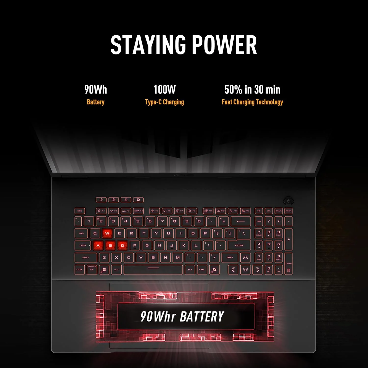 لپ تاپ گیمینگ ایسوس TUF Gaming A18، پردازنده AMD Ryzen 7 260، کارت گرافیک NVIDIA RTX 5070 8GB، رم 16GB، حافظه SSD 1TB، صفحه نمایش 18.0 اینچی 2.5K 240Hz، ویندوز 11، خاکستری Jaeger [FA808UP-G1S821W]