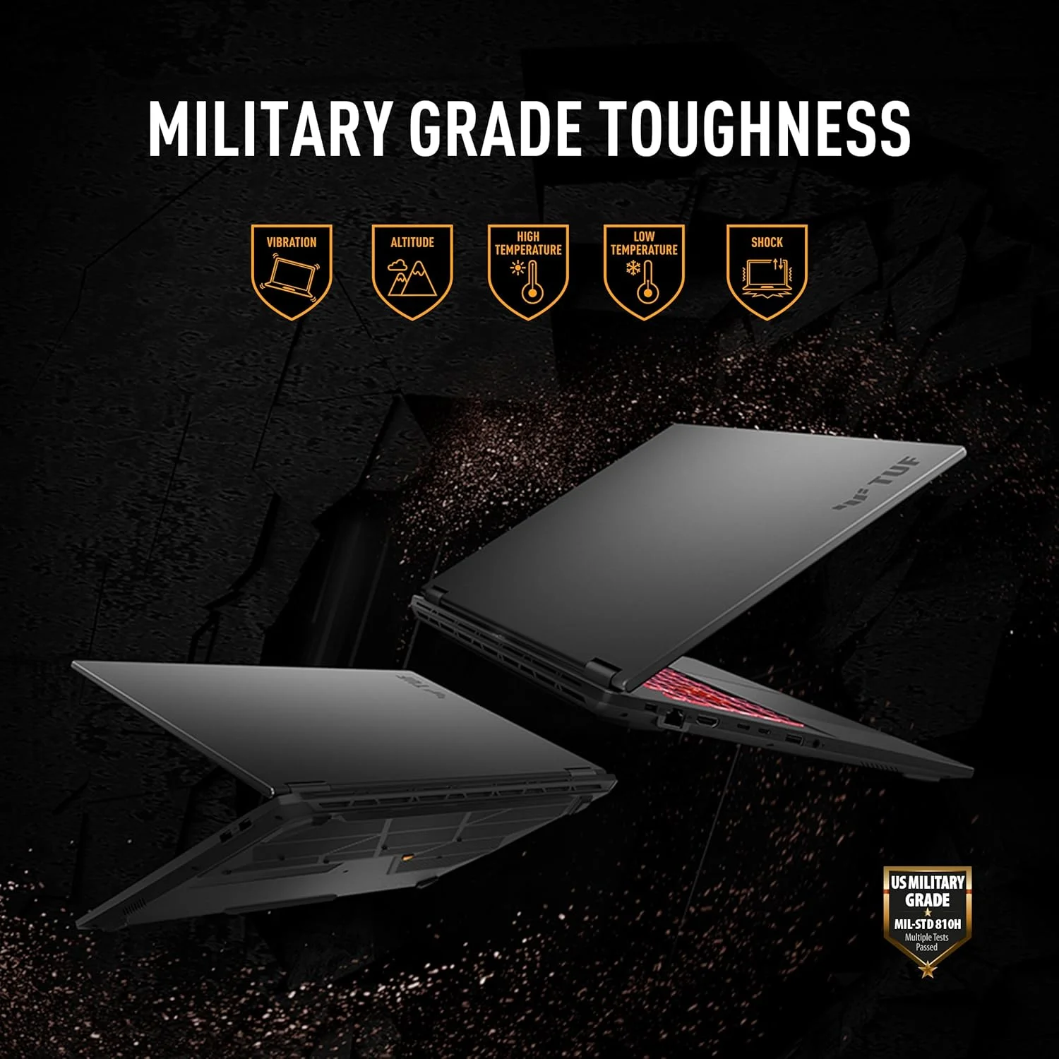 لپ تاپ گیمینگ ایسوس TUF Gaming A18، پردازنده AMD Ryzen 7 260، کارت گرافیک NVIDIA RTX 5070 8GB، رم 16GB، حافظه SSD 1TB، صفحه نمایش 18.0 اینچی 2.5K 240Hz، ویندوز 11، خاکستری Jaeger [FA808UP-G1S821W]