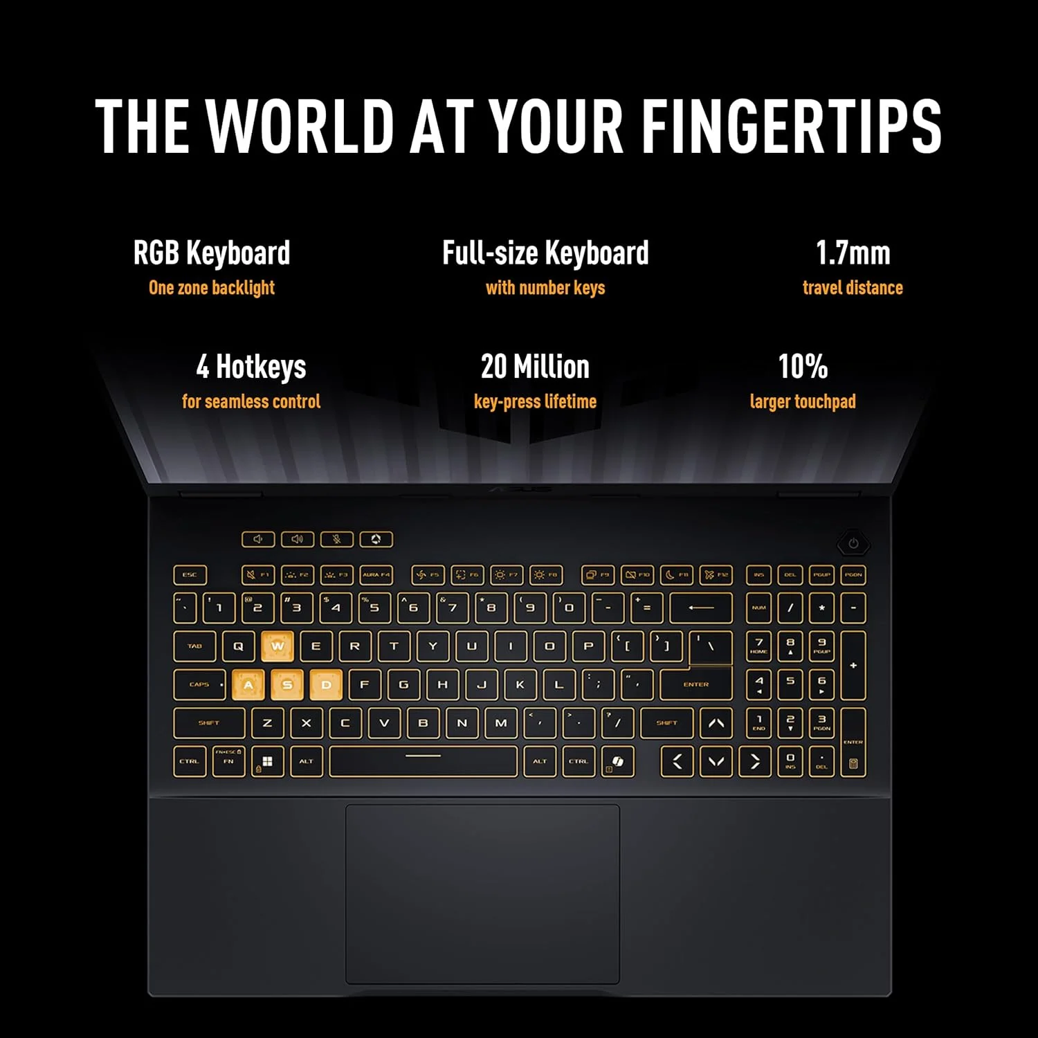 لپ تاپ گیمینگ ایسوس TUF Gaming F16، پردازنده Intel Core i7-14650HX، کارت گرافیک NVIDIA RTX 5070 8GB، رم 32GB، SSD 1TB، صفحه نمایش 16.0 اینچی 2.5K 165Hz، ویندوز 11، خاکستری Jaeger [FX608JPR-71621W]