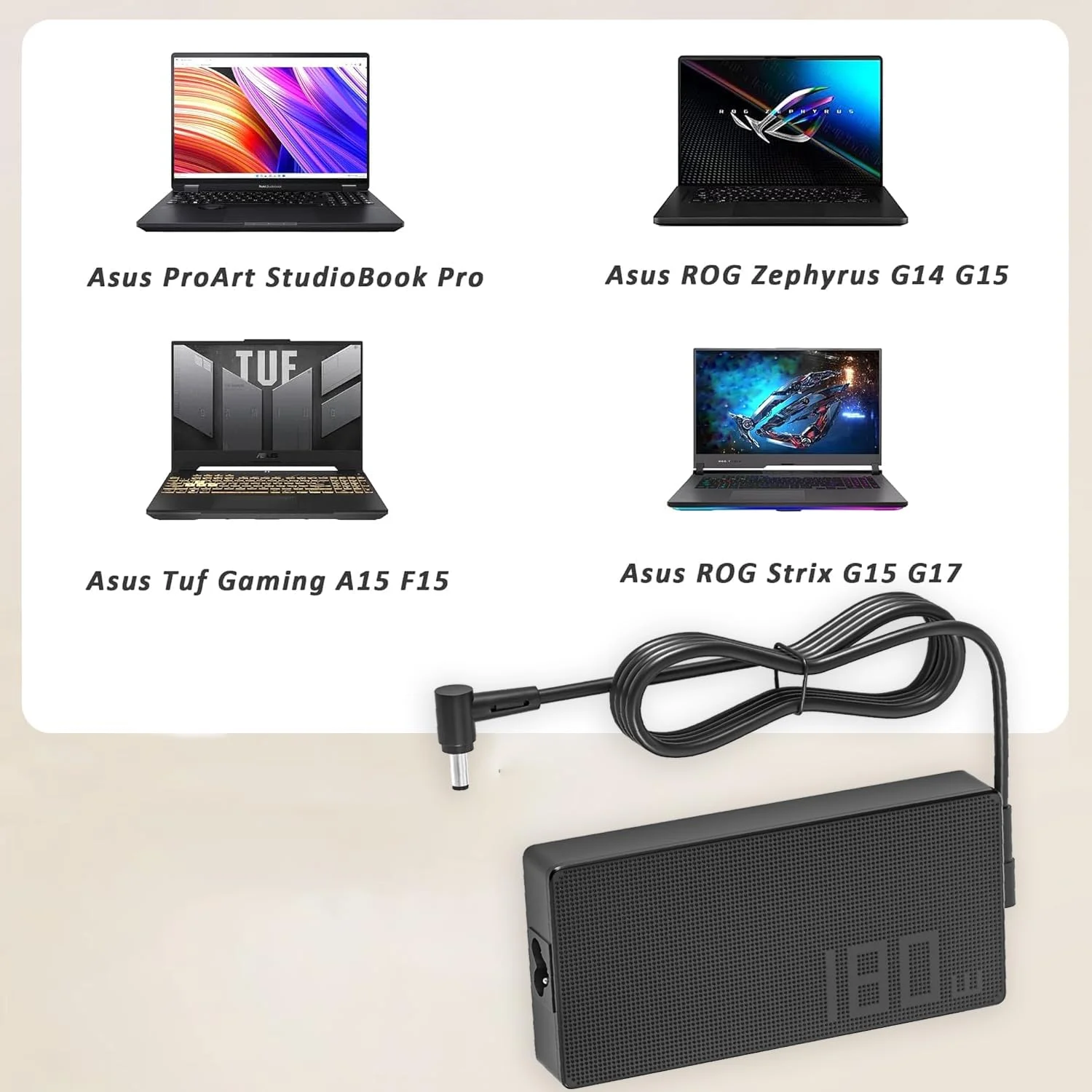 شارژر 180 واتی 20 ولت 9 آمپر NATNO برای Asus ROG Zephyrus G14 G15 GA502 GA502DU GA502D GA401 GA401I، سازگار با شاحن لابتوب ASUS TUF Gaming Charger F15 F17 FX505D FX505G FX705D 705DU FX705 Power Supply شارژر 180 واتی 20 ولت 9 آمپر NATNO برای Asus ROG Zephyrus G14 G15 GA502 GA502DU GA502D GA401 GA401I، سازگار با شاحن لابتوب ASUS TUF Gaming Charger F15 F17 FX505D FX505G FX705D 705DU FX705 Power Supply