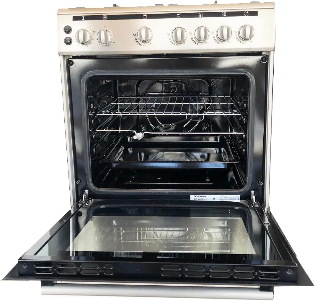 اجاق گاز دوو 60 * 60 سانتی متر | فر گازی 65 لیتری | DGC-S664M