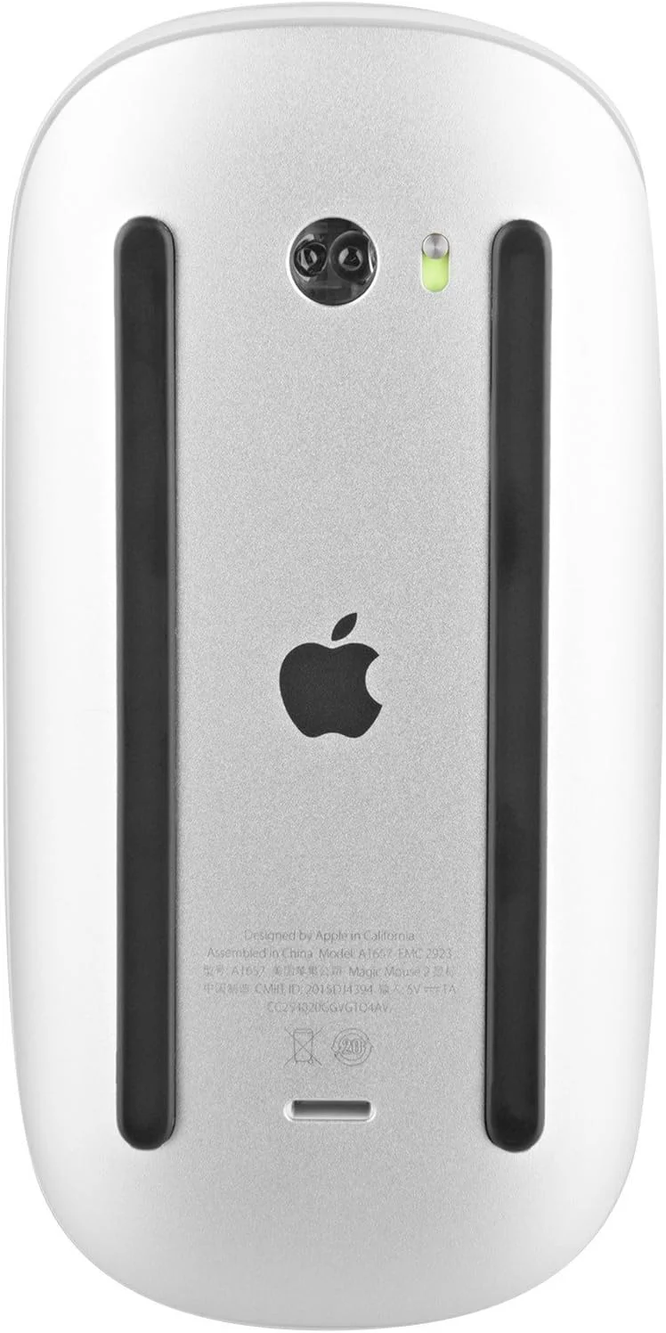 موس جادویی بیسیم اپل Magic Mouse 2، نقرهای (MLA02LL/A) - (بازسازی شده) موس جادویی بیسیم اپل Magic Mouse 2، نقرهای (MLA02LL/A) - (بازسازی شده)