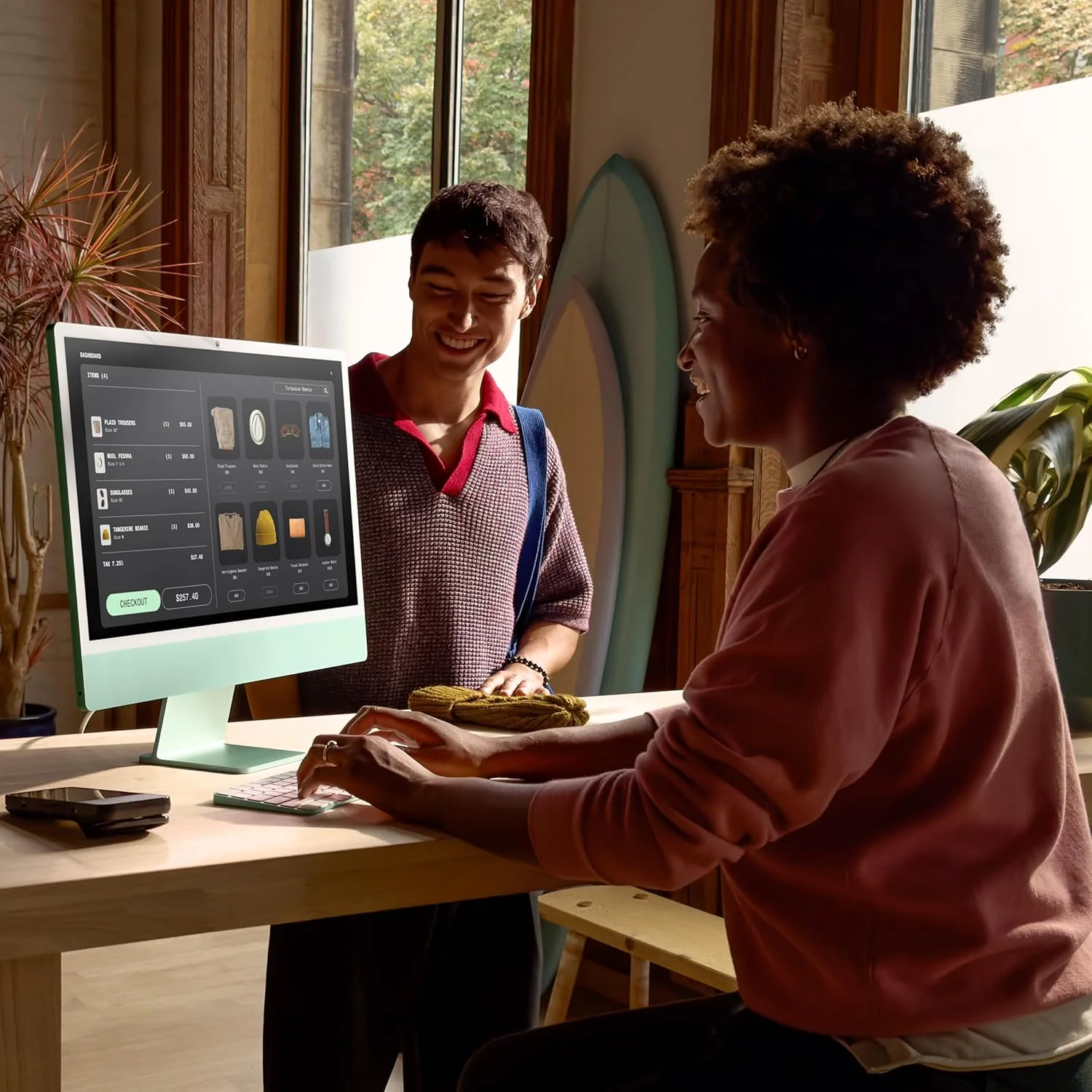 آیمک 2024 اپل (24 اینچی، تراشه Apple M4 با CPU 8 هستهای و GPU 8 هستهای، شیشه با بافت نانو، 16 گیگابایت حافظه یکپارچه، 256 گیگابایت) - نقرهای; انگلیسی آیمک 2024 اپل (24 اینچی، تراشه Apple M4 با CPU 8 هستهای و GPU 8 هستهای، شیشه با بافت نانو، 16 گیگابایت حافظه یکپارچه، 256 گیگابایت) - نقرهای; انگلیسی