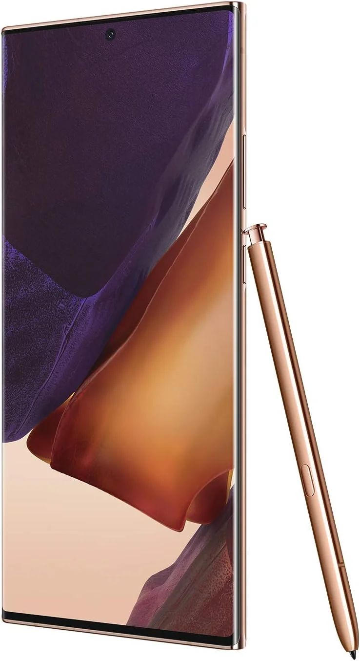 گوشی موبایل سامسونگ گلکسی نوت 20 اولترا (5G، حافظه 128 گیگابایت، رم 12 گیگابایت، رنگ برنز عرفانی)