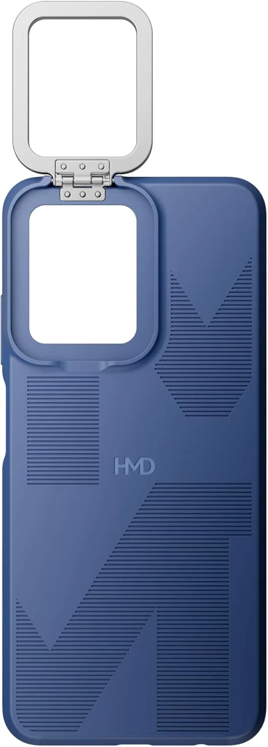 گوشی هوشمند HMD Fusion 5G Android 14، رم 24 گیگابایتی (12 گیگابایت + 12 گیگابایت)، حافظه 256 گیگابایتی، طراحی فوق العاده باریک و شفاف، صفحه نمایش با وضوح بالا برای بازی و رسانه، دوربین پشتی 108 مگاپیکسلی + دوربین سلفی 50 مگاپیکسلی، مشکی نیلی