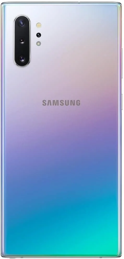 گوشی موبایل سامسونگ گلکسی نوت 10 پلاس 5G؛ گوشی هوشمند بدون سیم کارت - Aura Glow، (نسخه انگلستان)
