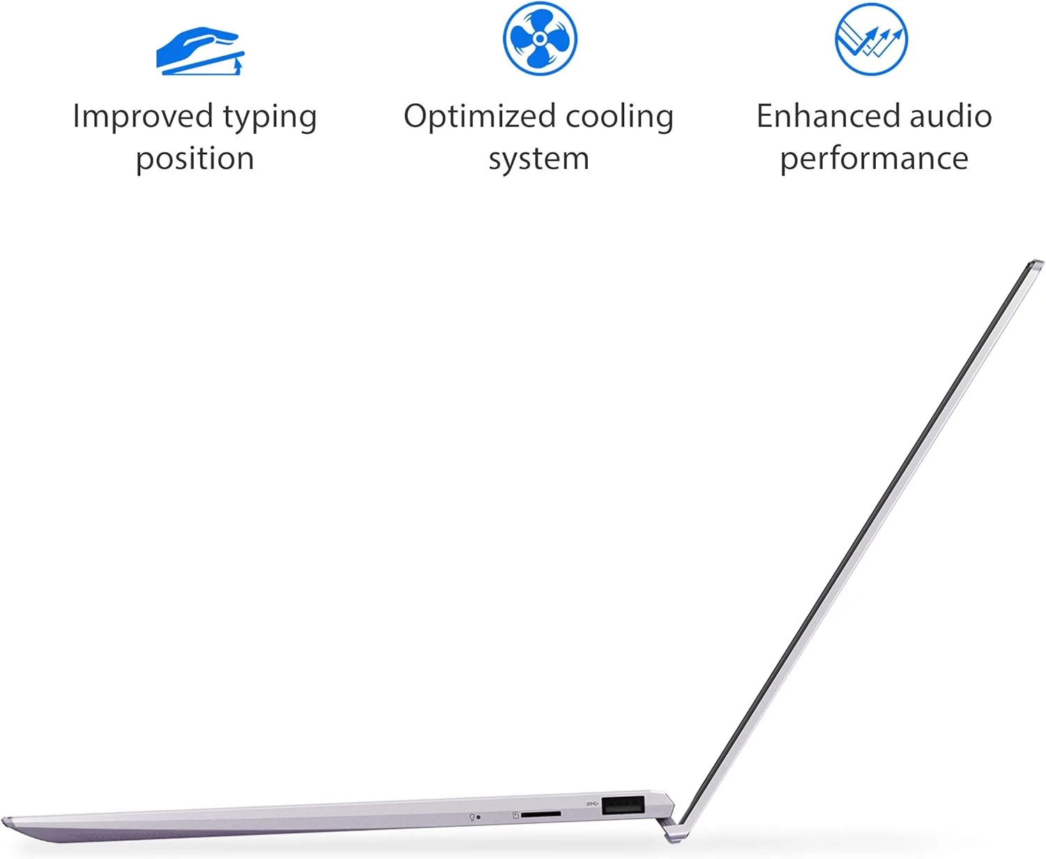 لپ تاپ فوق باریک ASUS ZenBook 13 با صفحه نمایش 13.3 اینچی Full HD NanoEdge Bezel، پردازنده Intel Core i5-1035G1، رم 8 گیگابایتی، SSD PCIe 256 گیگابایتی، NumberPad، ویندوز 10 هوم، Lilac Mist، UX325JA-AB51 لپ تاپ فوق باریک ASUS ZenBook 13 با صفحه نمایش 13.3 اینچی Full HD NanoEdge Bezel، پردازنده Intel Core i5-1035G1، رم 8 گیگابایتی، SSD PCIe 256 گیگابایتی، NumberPad، ویندوز 10 هوم، Lilac Mist، UX325JA-AB51