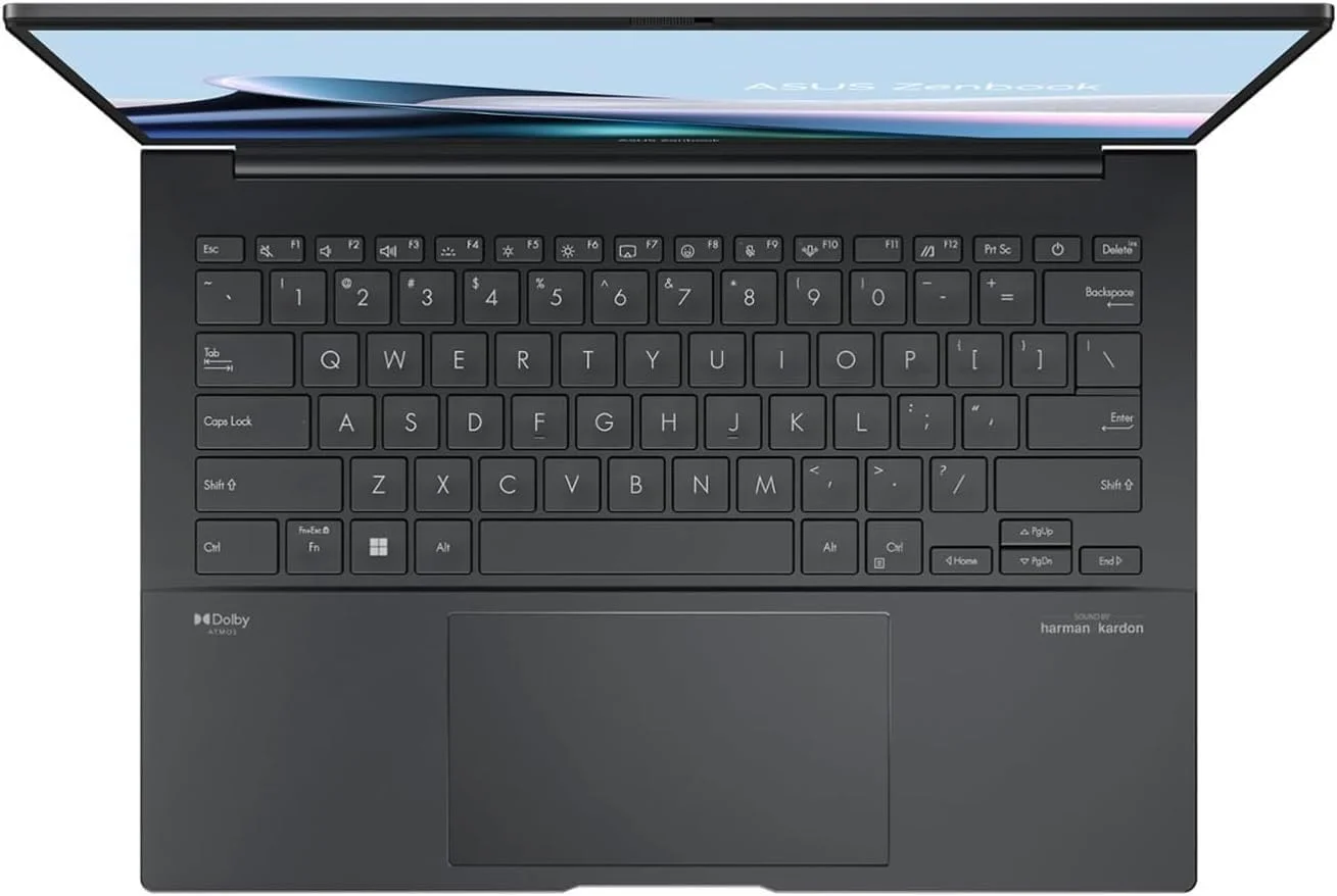 لپ تاپ ASUS Zenbook، صفحه نمایش لمسی 14 اینچی WUXGA OLED، پردازنده Intel Core Ultra 7-155H (تا 4.8 گیگاهرتز)، گرافیک Intel Arc، رم 16 گیگابایتی، 512 گیگابایت PCIe 4.0، WiFi 6E، صفحه کلید با نور پس زمینه، TB 4، کابل PDG HDMI، ویندوز 11 پرو