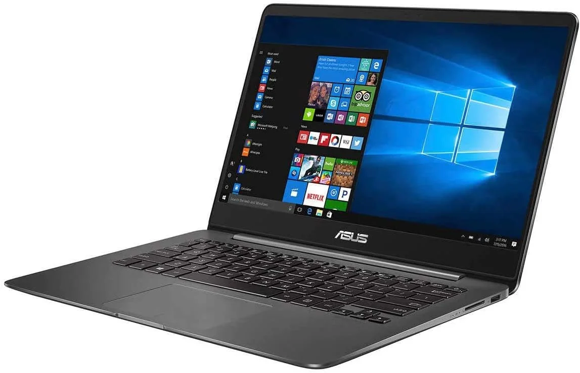 لپ تاپ ایسوس ZenBook UX430UN - پردازنده Intel Core i7 - کارت گرافیک GeForce MX150 - 1080p، رم 16 گیگابایتی LPDRR3، درایو حالت جامد 512 گیگابایتی SATA M.2، مدل UX430UN-IH74-GR