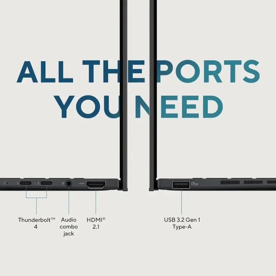 لپ تاپ Asus Zenbook UX3405CA-U9321TB - سری دوم/Intel Core Ultra 9-285H / 14 اینچ FHD+ / 1TB SSD / 32GB RAM / گرافیک Intel Arc اشتراکی / Windows 11 Home / صفحه کلید انگلیسی / خاکستری Jasper لپ تاپ Asus Zenbook UX3405CA-U9321TB - سری دوم/Intel Core Ultra 9-285H / 14 اینچ FHD+ / 1TB SSD / 32GB RAM / گرافیک Intel Arc اشتراکی / Windows 11 Home / صفحه کلید انگلیسی / خاکستری Jasper