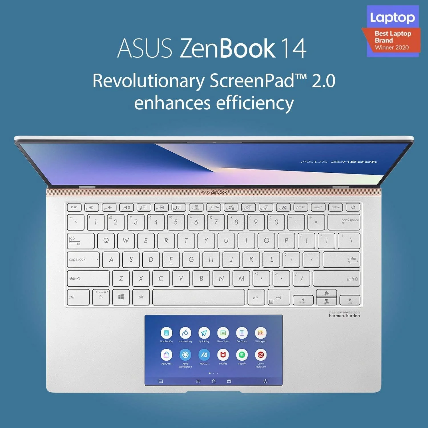 ایسوس Zenbook 14 UX434FLC-A6480T (نقره ای یخی) - پردازنده 4 هسته ای Intel Core i7-10510U با فرکانس 1.8 گیگاهرتز، 16 گیگابایت رم، 1 ترابایت SSD، NVIDIA® GeForce MX250، صفحه نمایش 14 اینچی FHD 60 هرتز، ویندوز 10 هوم، کیبورد با نور پس زمینه انگلیسی-عربی ایسوس Zenbook 14 UX434FLC-A6480T (نقره ای یخی) - پردازنده 4 هسته ای Intel Core i7-10510U با فرکانس 1.8 گیگاهرتز، 16 گیگابایت رم، 1 ترابایت SSD، NVIDIA® GeForce MX250، صفحه نمایش 14 اینچی FHD 60 هرتز، ویندوز 10 هوم، کیبورد با نور پس زمینه انگلیسی-عربی