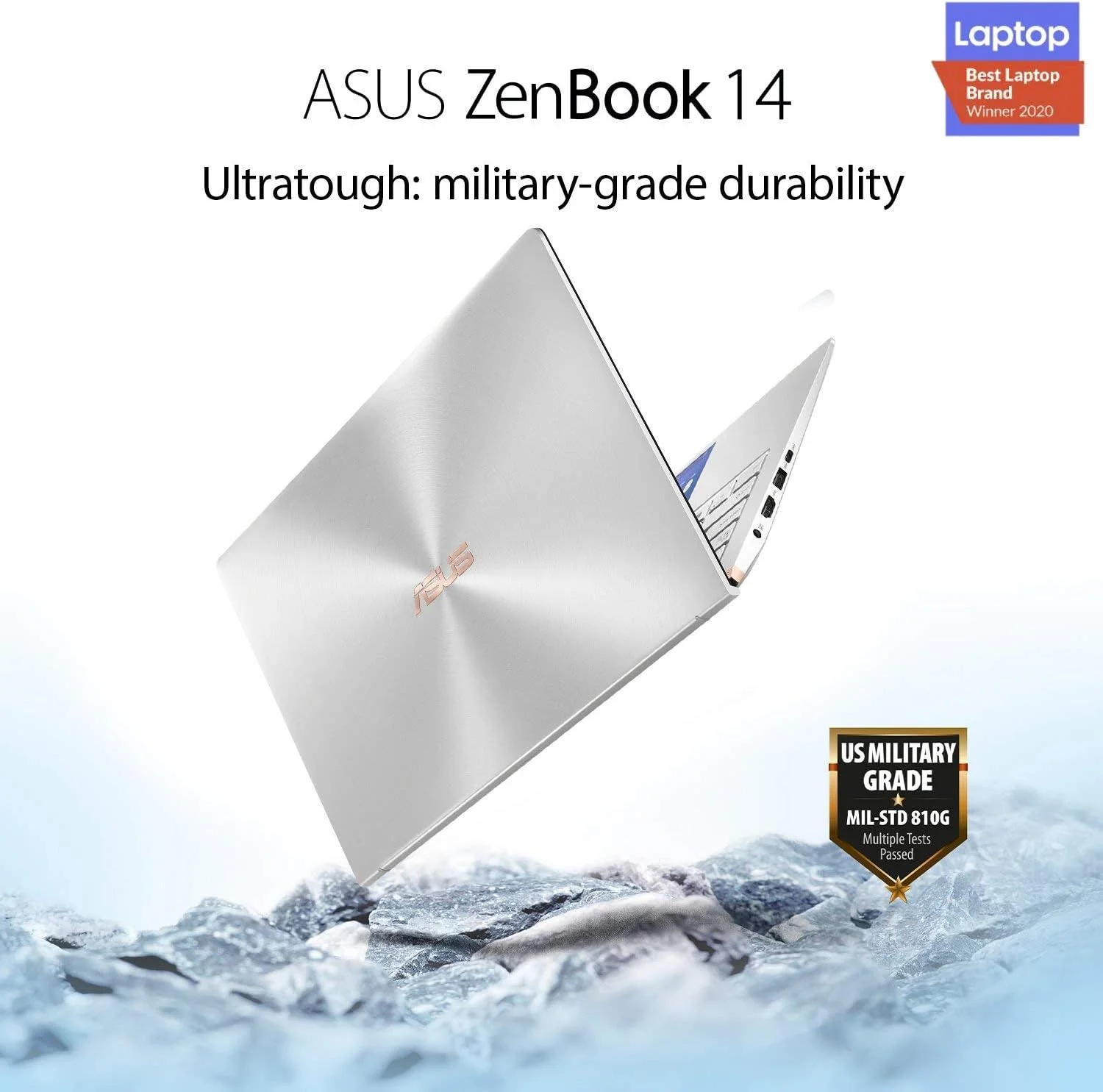 ایسوس Zenbook 14 UX434FLC-A6480T (نقره ای یخی) - پردازنده 4 هسته ای Intel Core i7-10510U با فرکانس 1.8 گیگاهرتز، 16 گیگابایت رم، 1 ترابایت SSD، NVIDIA® GeForce MX250، صفحه نمایش 14 اینچی FHD 60 هرتز، ویندوز 10 هوم، کیبورد با نور پس زمینه انگلیسی-عربی ایسوس Zenbook 14 UX434FLC-A6480T (نقره ای یخی) - پردازنده 4 هسته ای Intel Core i7-10510U با فرکانس 1.8 گیگاهرتز، 16 گیگابایت رم، 1 ترابایت SSD، NVIDIA® GeForce MX250، صفحه نمایش 14 اینچی FHD 60 هرتز، ویندوز 10 هوم، کیبورد با نور پس زمینه انگلیسی-عربی