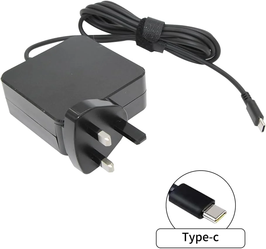 آداپتور شارژر 65 واتی لپ تاپ LZUMWS با دوشاخه UK برای ASUS 20V 3.25A USB Type-C ZenBook 3 UX390UA، Lenovo ThinkPad Yoga، HP Chromebook، Samsung، Dell، MacBook Pro/Air و سایر دستگاه های Type C آداپتور شارژر 65 واتی لپ تاپ LZUMWS با دوشاخه UK برای ASUS 20V 3.25A USB Type-C ZenBook 3 UX390UA، Lenovo ThinkPad Yoga، HP Chromebook، Samsung، Dell، MacBook Pro/Air و سایر دستگاه های Type C