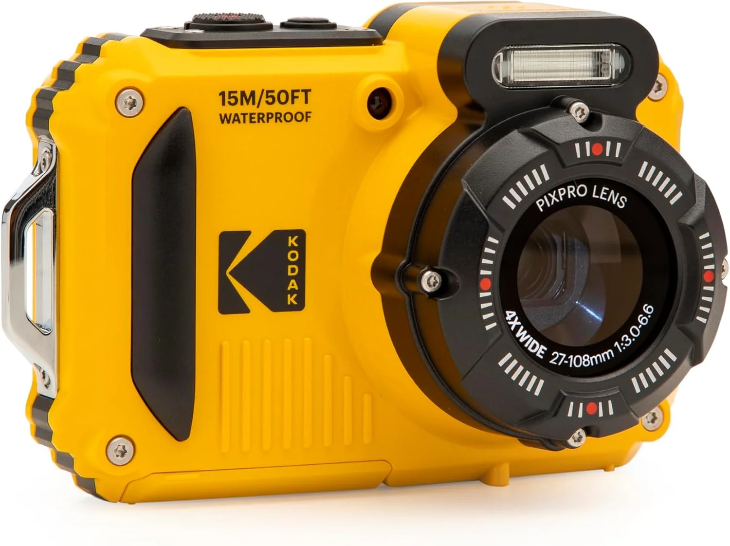 دوربین مقاوم Kodak PIXPRO WPZ2 با کیفیت 16 مگاپیکسل، زوم 4 برابر، LCD 2.7 اینچی، FHD و ضد آب تا 15 متر