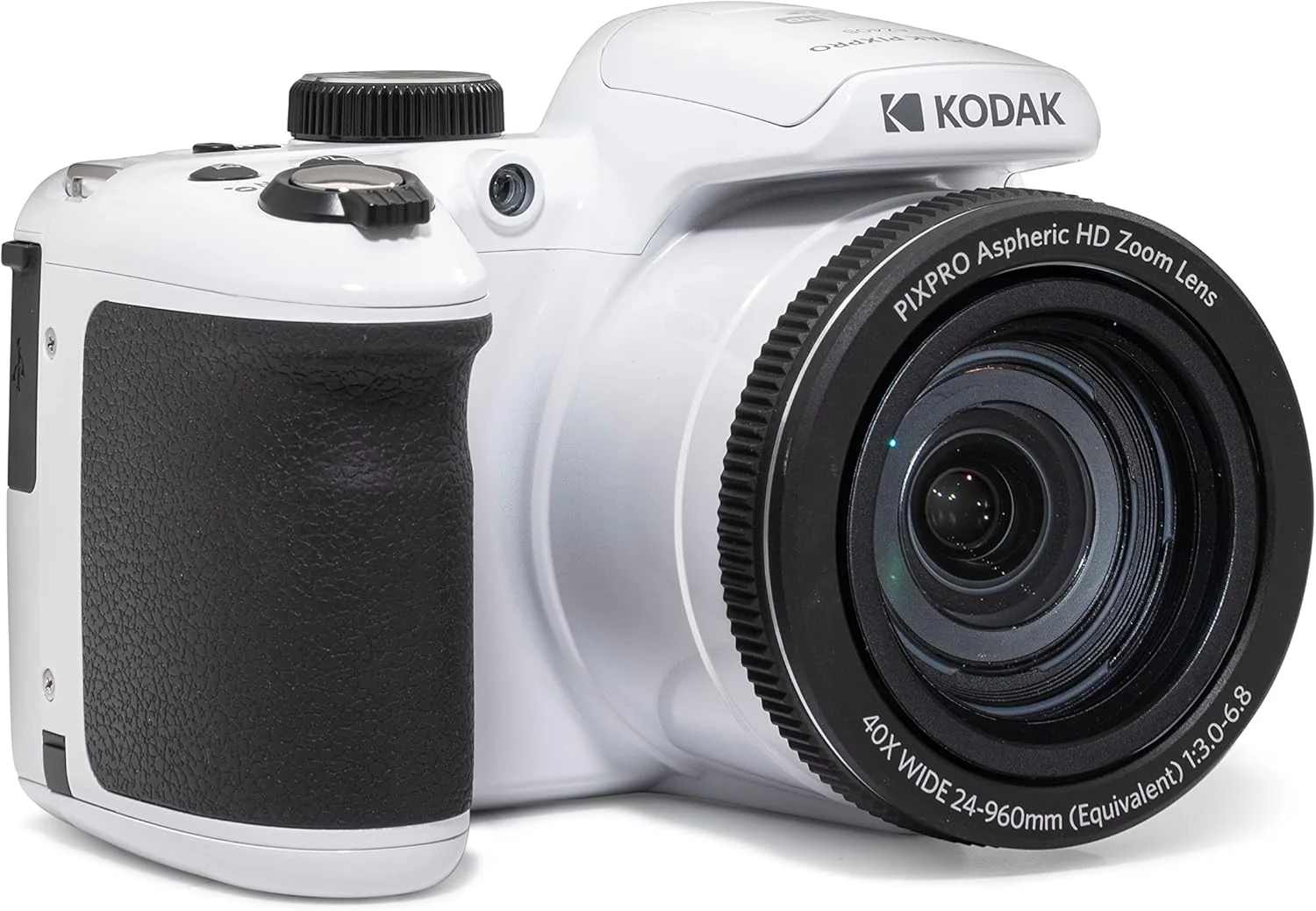 دوربین دیجیتال 20 مگاپیکسلی KODAK PIXPRO Astro Zoom AZ405-WH با زوم اپتیکال 40X، زاویه دید عریض 24 میلی‌متری، فیلمبرداری Full HD 1080P و LCD 3 اینچی (سفید)