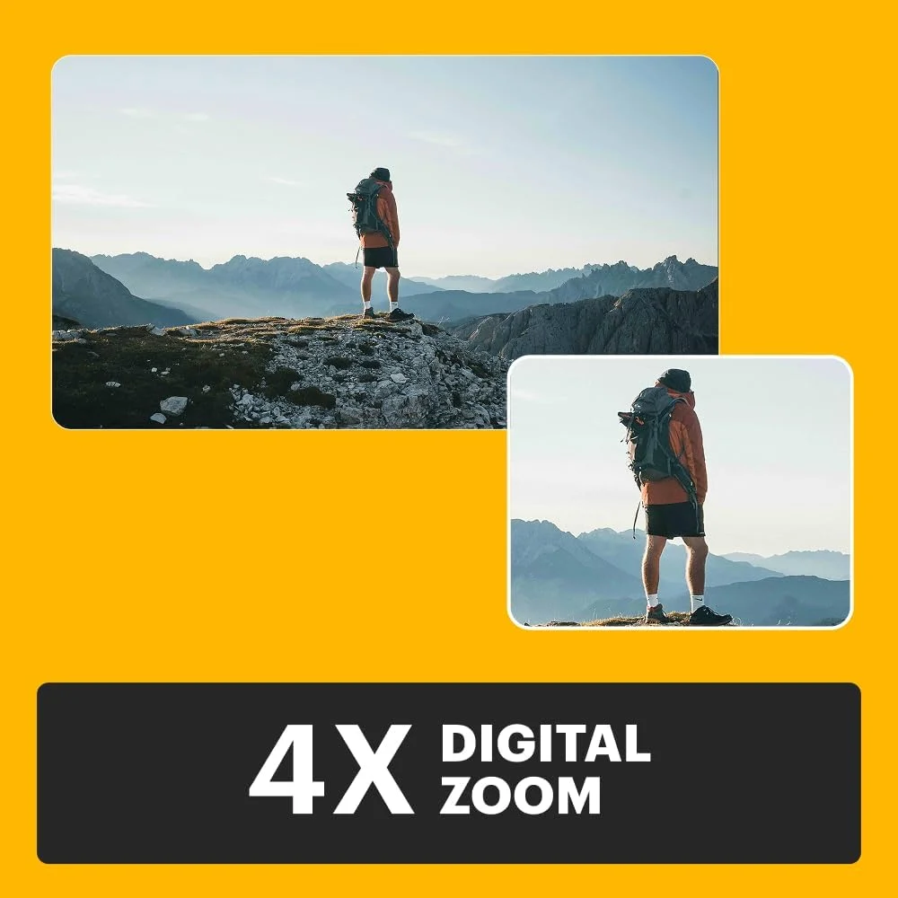 دوربین دیجیتال فوق فشرده KODAK Pixpro C1 | سنسور 13 مگاپیکسلی BSI CMOS، زوم 4 برابر، صفحه نمایش LCD 2.8 اینچی، فلاش LED، باتری داخلی - مشکی