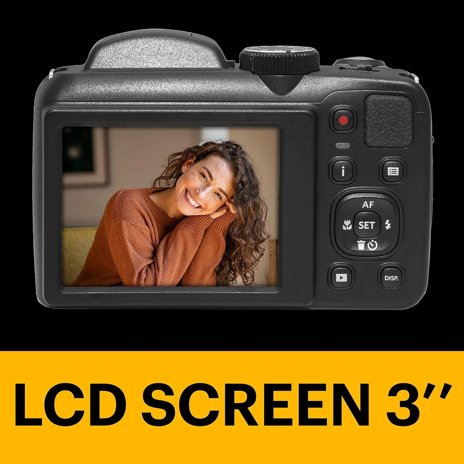 دوربین دیجیتال 16 مگاپیکسلی KODAK PIXPRO Astro Zoom AZ255-WH با زوم اپتیکال 25X، زاویه دید عریض 24 میلی‌متری، فیلمبرداری Full HD 1080P و LCD 3 اینچی (سفید)