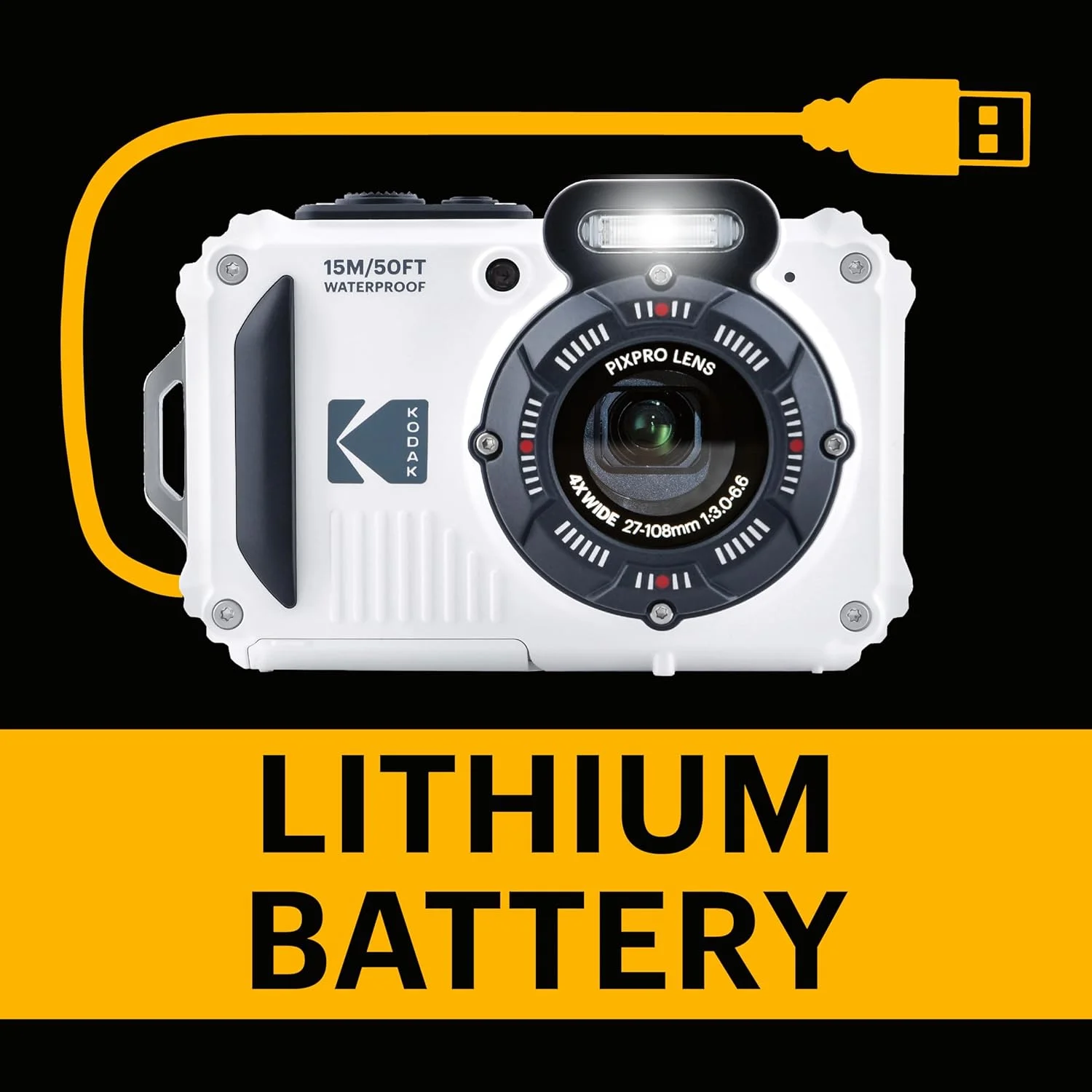 دوربین دیجیتال KODAK Pixpro WPZ2 سفید
