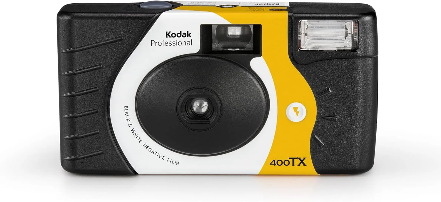 دوربین یکبار مصرف فیلم نگاتیو سیاه و سفید Kodak Professional Tri-X 400 با 27 نوردهی