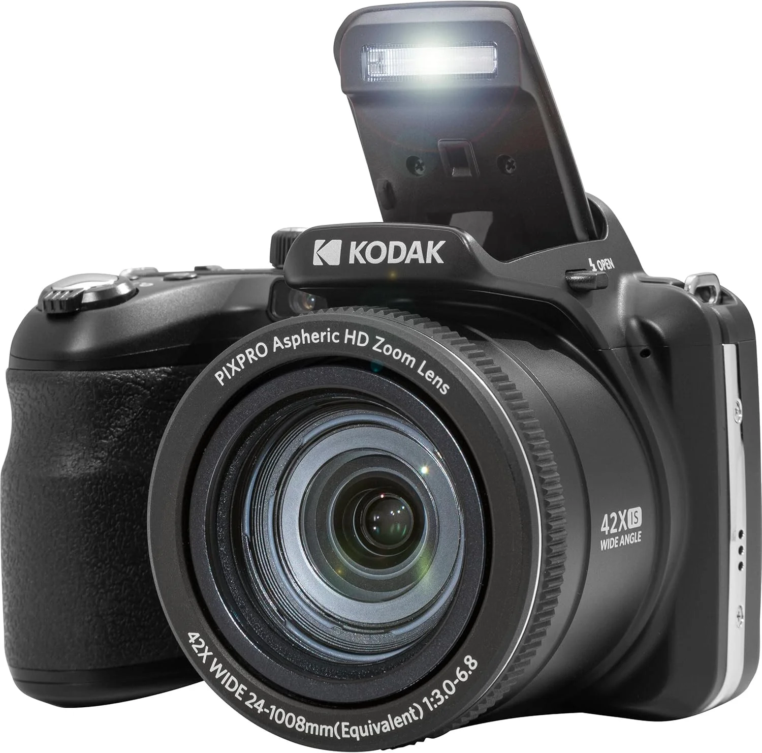 دوربین دیجیتال Kodak PIXPRO AZ425 به همراه کیف دوربین و کارت حافظه 128 گیگابایتی (مشکی)