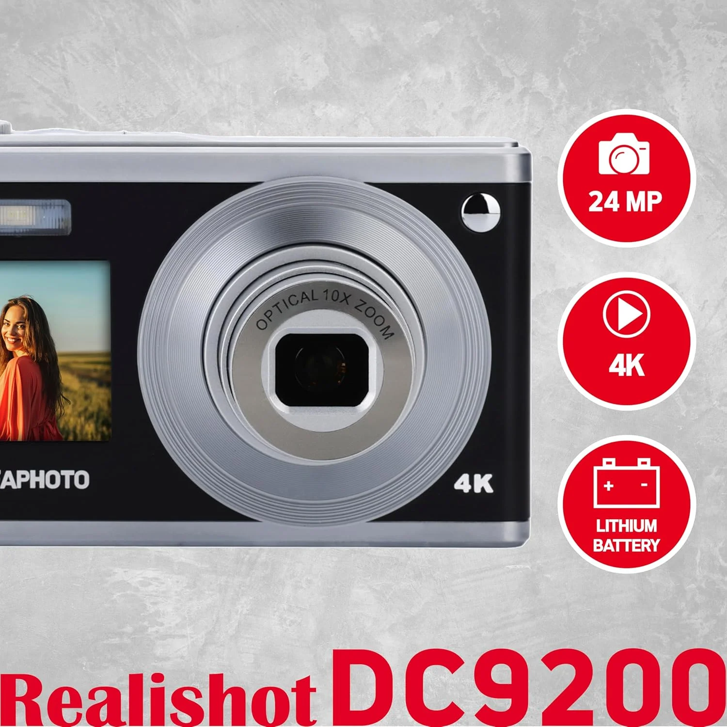 دوربین دیجیتال کامپکت KODAK AgfaPhoto Realishot DC9200 مشکی