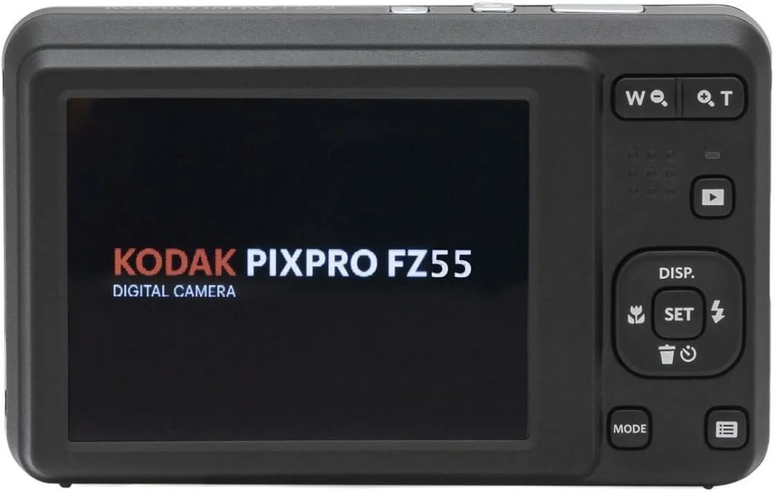 دوربین دیجیتال Kodak PIXPRO Friendly Zoom FZ55 (مشکی) به همراه کارت حافظه 32 گیگابایتی Class 10 UHS-I U1 SDHC (2 قلم کالا)