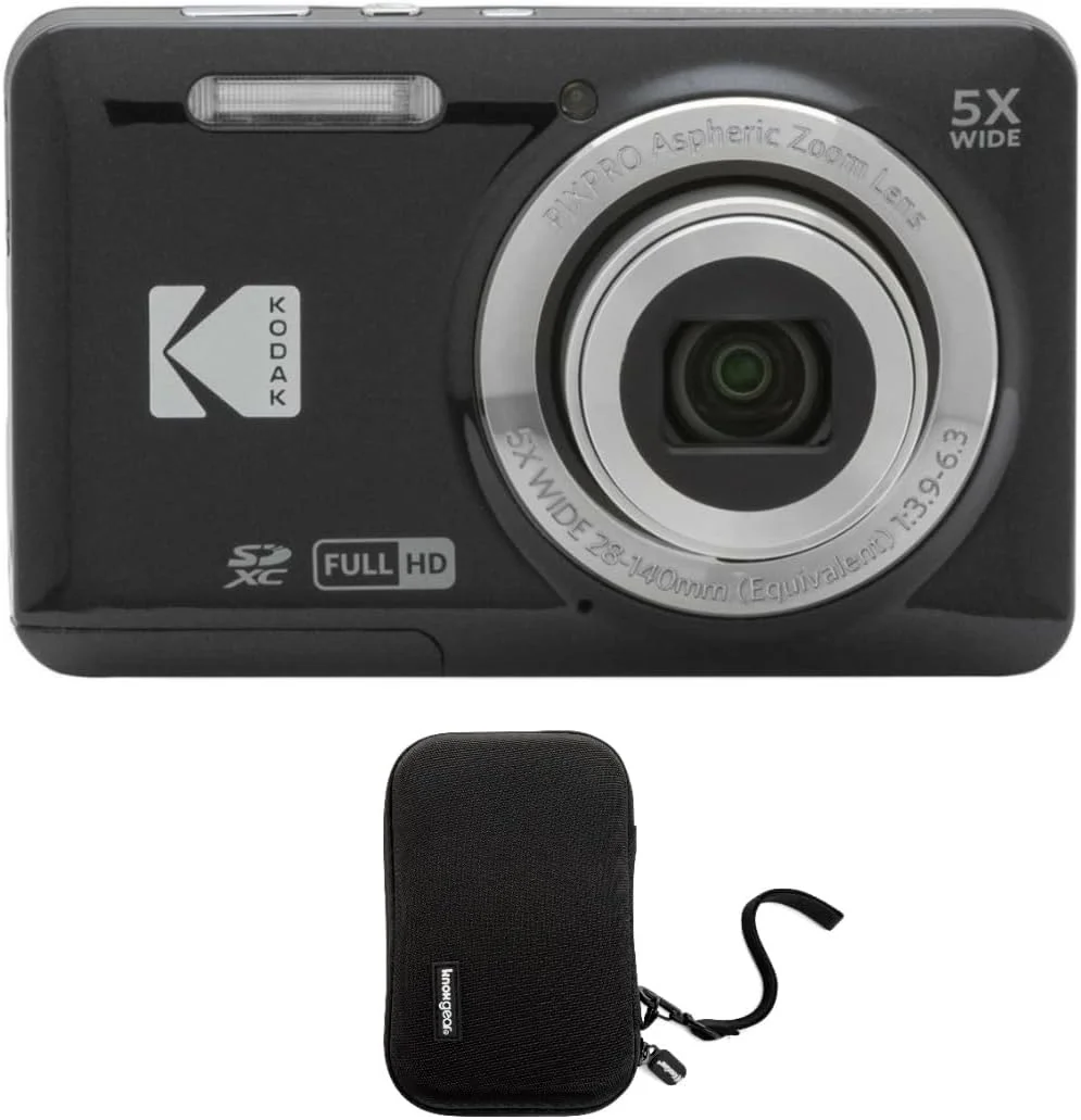 دوربین دیجیتال Kodak PIXPRO Friendly Zoom FZ55 (مشکی) به همراه کیف دوربین Lowepro Newport 10 (شامل 2 قلم کالا)