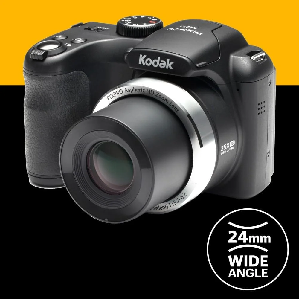دوربین بریج Kodak AZ252 Astro Zoom - مشکی (16 مگاپیکسل، زوم اپتیکال 25 برابر) صفحه نمایش LCD 3 اینچی دوربین بریج Kodak AZ252 Astro Zoom - مشکی (16 مگاپیکسل، زوم اپتیکال 25 برابر) صفحه نمایش LCD 3 اینچی