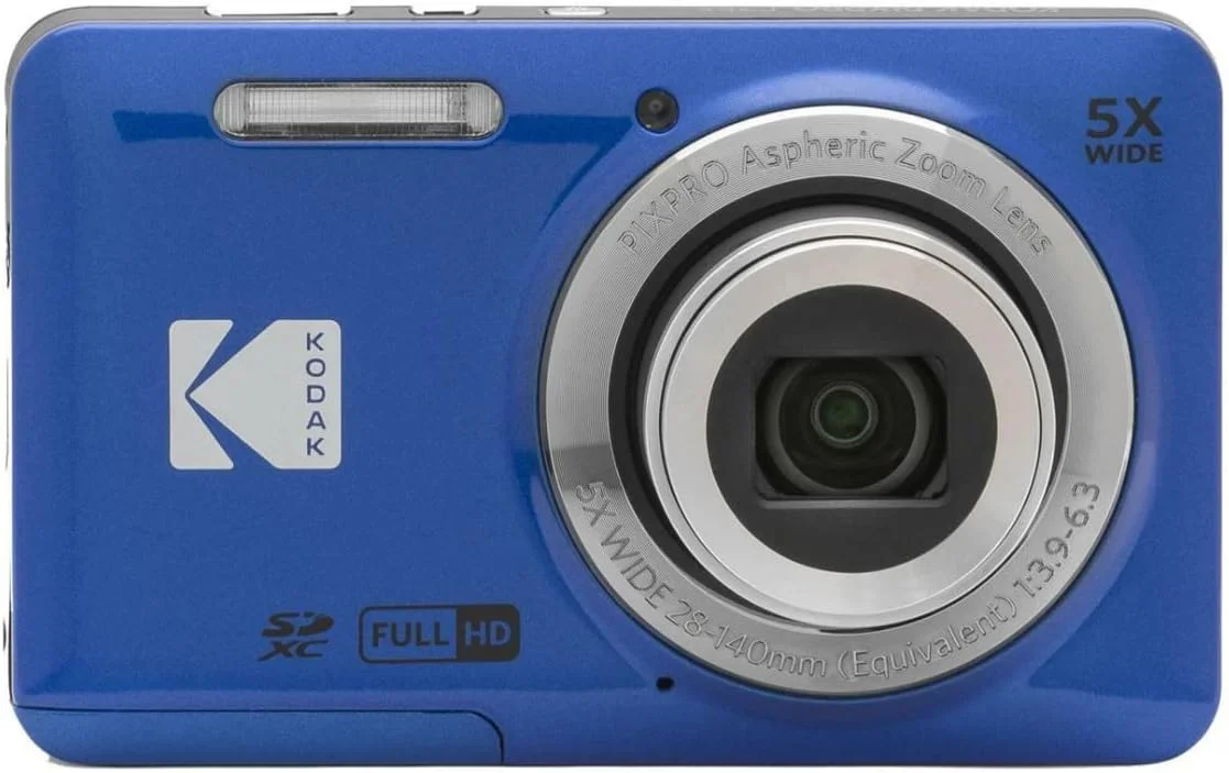 دوربین دیجیتال Kodak PIXPRO Zoom FZ55 (آبی) به همراه کیف دوربین، کارت حافظه 32 گیگابایتی UHS-I U1 SDHC و کارت خوان USB 2.0 (4 قلم) دوربین دیجیتال Kodak PIXPRO Zoom FZ55 (آبی) به همراه کیف دوربین، کارت حافظه 32 گیگابایتی UHS-I U1 SDHC و کارت خوان USB 2.0 (4 قلم)